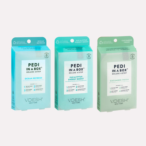 Voesh - Pedi in a Box Deluxe 4 Step - Fresh Trio