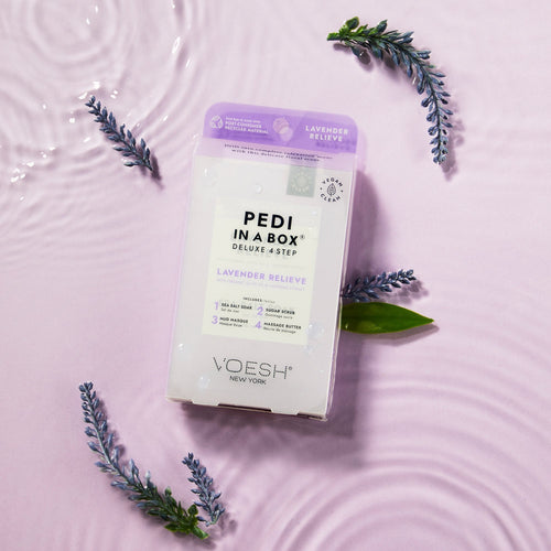 Voesh - Pedi in a Box Deluxe 4 Step - Lavender Relieve