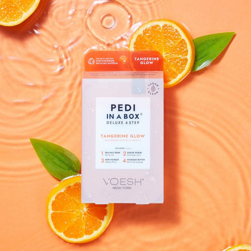 Voesh - Pedi in a Box Deluxe 4 Step - Tangerine Glow