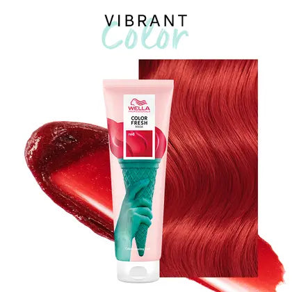 Wella - Color Fresh Mask - Red - Hair at Beyond Polish