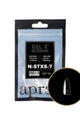 Aprés - Gel-X 2.0 Refill Bags - Natural Stiletto Extra Short Size 7 (50 Pcs) - Nail Extensions at Beyond Polish