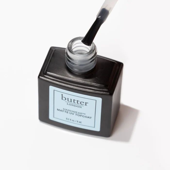 butter LONDON - Hardwear Matte UV Top Coat – Blackout Limited Edition - Top & Base Coats at Beyond Polish