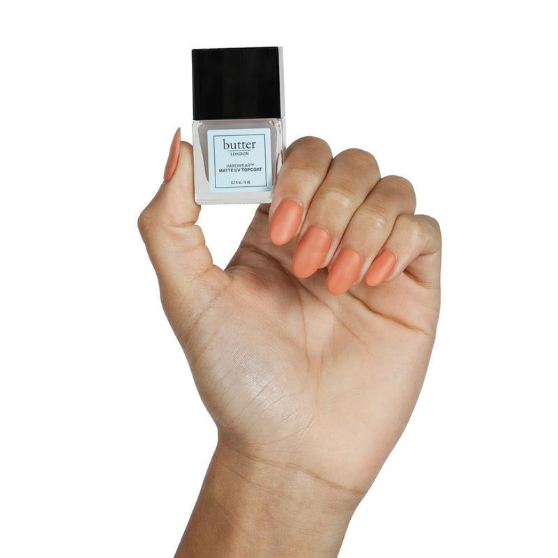 butter LONDON - Hardwear Matte UV Topcoat - Top & Base Coats at Beyond Polish