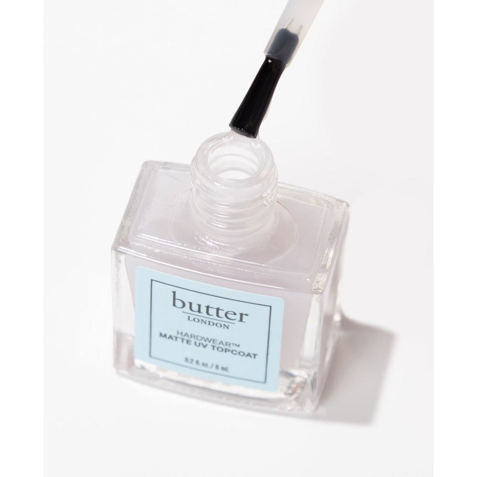 butter LONDON - Hardwear Matte UV Topcoat - Top & Base Coats at Beyond Polish