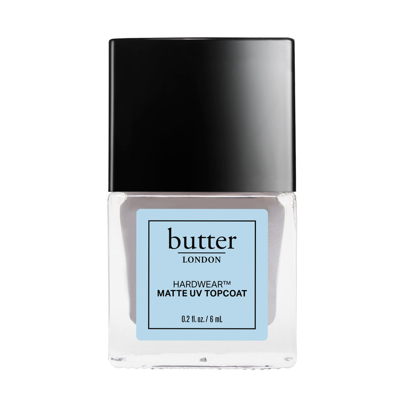 butter LONDON - Hardwear Matte UV Topcoat - Top & Base Coats at Beyond Polish