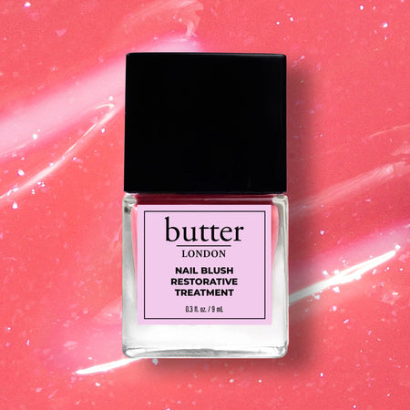 butter LONDON - Nail Blush Restorative Treatment - Dewy Rose - Nail Treatment at Beyond Polish