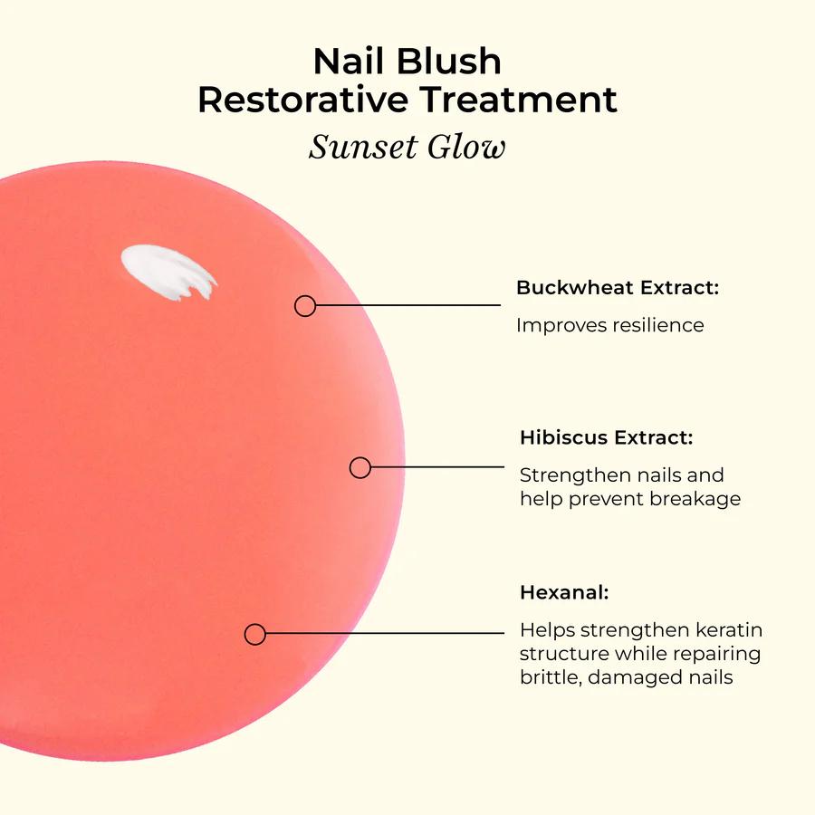 butter LONDON - Nail Blush Restorative Treatment - Sunset Glow - Nail Treatment at Beyond Polish