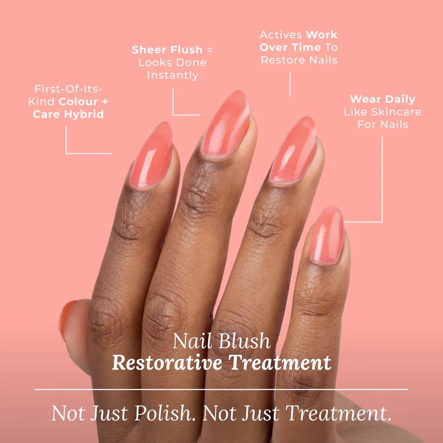 butter LONDON - Nail Blush Restorative Treatment - Sunset Glow - Nail Treatment at Beyond Polish