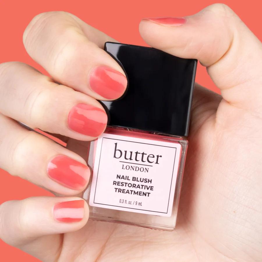 butter LONDON - Nail Blush Restorative Treatment - Sunset Glow - Nail Treatment at Beyond Polish