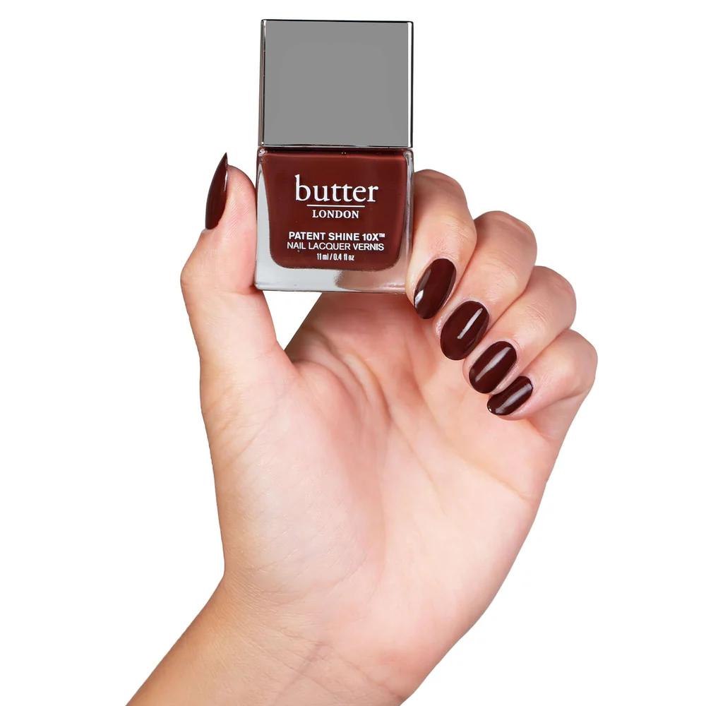 butter LONDON - Patent Shine - Boozy Chocolate Mini - 10X Nail Lacquer - Nail Lacquer at Beyond Polish