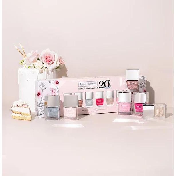 butter LONDON - Patent Shine - Cakes & Cuppas 6-Piece - 10X Nail Lacquer - Nail Lacquer at Beyond Polish