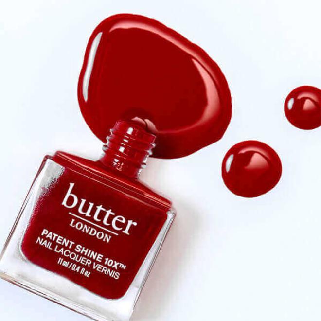 butter LONDON - Patent Shine - Come To Bed Red Mini - 10X Nail Lacquer - Nail Lacquer at Beyond Polish