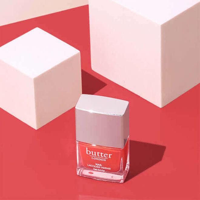 butter LONDON - Patent Shine - Empire Red Mini - 10X Nail Lacquer - Nail Lacquer at Beyond Polish