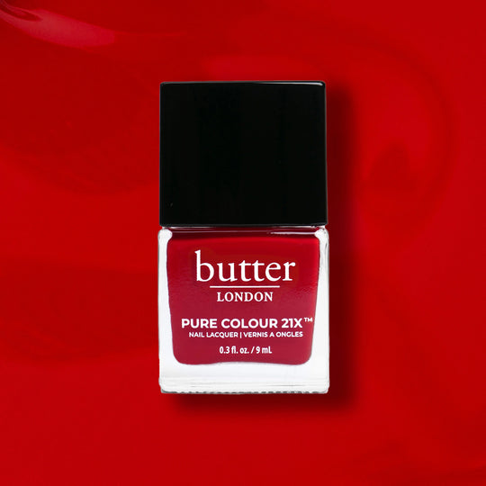 butter LONDON - Pure Colour - Her Majesty's Red - 21X Nail Lacquer - Nail Lacquer at Beyond Polish