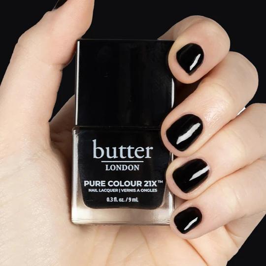 butter LONDON - Pure Colour - Union Jack Black - 21X Nail Lacquer - Nail Lacquer at Beyond Polish