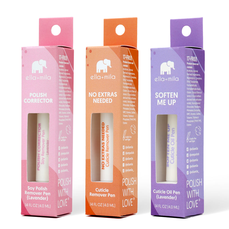ella + mila - The Cure, Care and Correct Trio - Nail Treatment at Beyond Polish