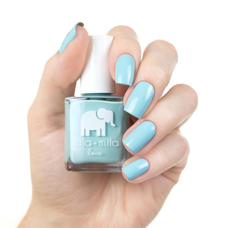 ella+mila - Beach Resort Blue - .45oz - Nail Lacquer at Beyond Polish
