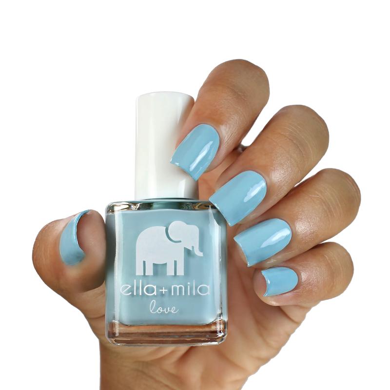 ella+mila - Beach Resort Blue - .45oz - Nail Lacquer at Beyond Polish