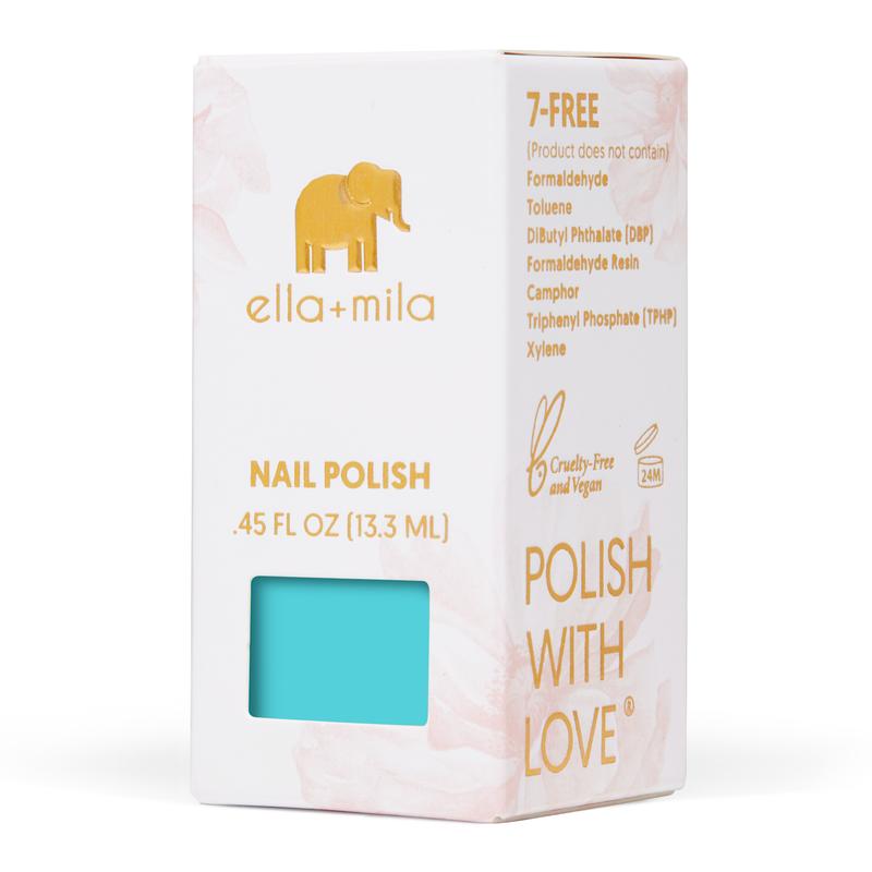ella+mila - Beach Resort Blue - .45oz - Nail Lacquer at Beyond Polish