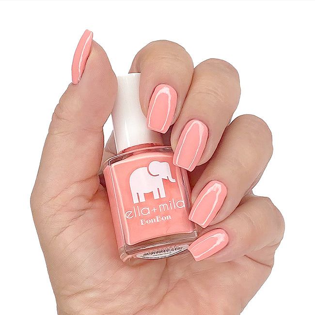 ella+mila - Creamsicle - .45oz - Pink Nail Lacquer - EM-CREAMSICLE