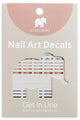ella+mila - Nail Art Decal - Get in Line - Lines - Nail Art at Beyond Polish