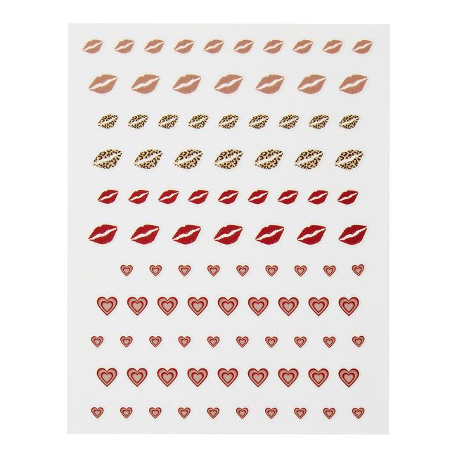 ella+mila - Nail Art Decal - Heat of the Moment - Lips and Heartbeat - Nail Art at Beyond Polish