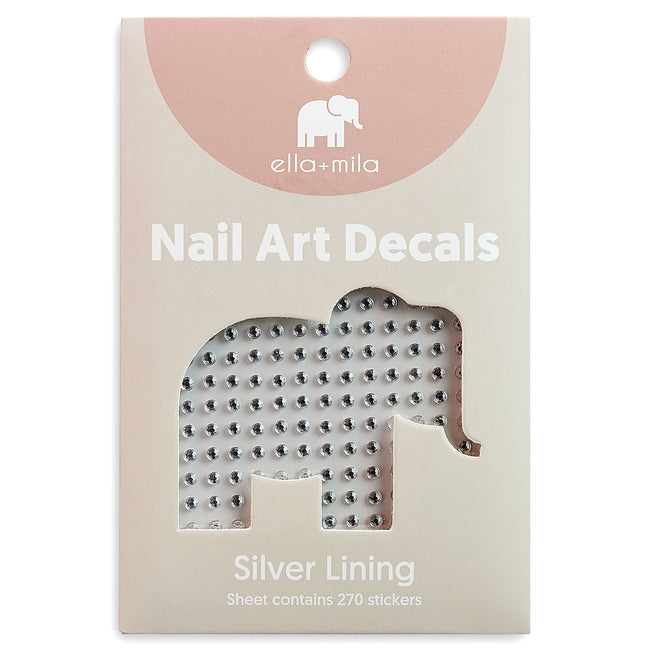 ella+mila - Nail Art Decal - Silver Lining - Nail Art at Beyond Polish