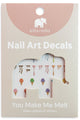 ella+mila - Nail Art Decal - You Make Me Melt - Ice Cream and Splatter Slime - Nail Art at Beyond Polish