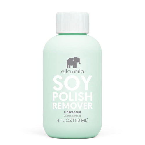 ella+mila - Soy Nail Polish Remover - Unscented - 4 oz