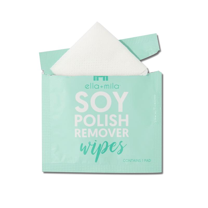 Ella+Mila Soy Nail Polish Remover Wipes