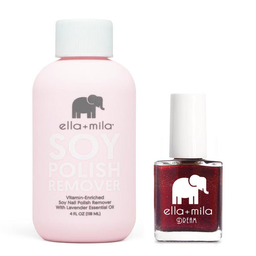 ella+mila - Soy Polish Remover & Dorothy’s Stilettos - .45oz