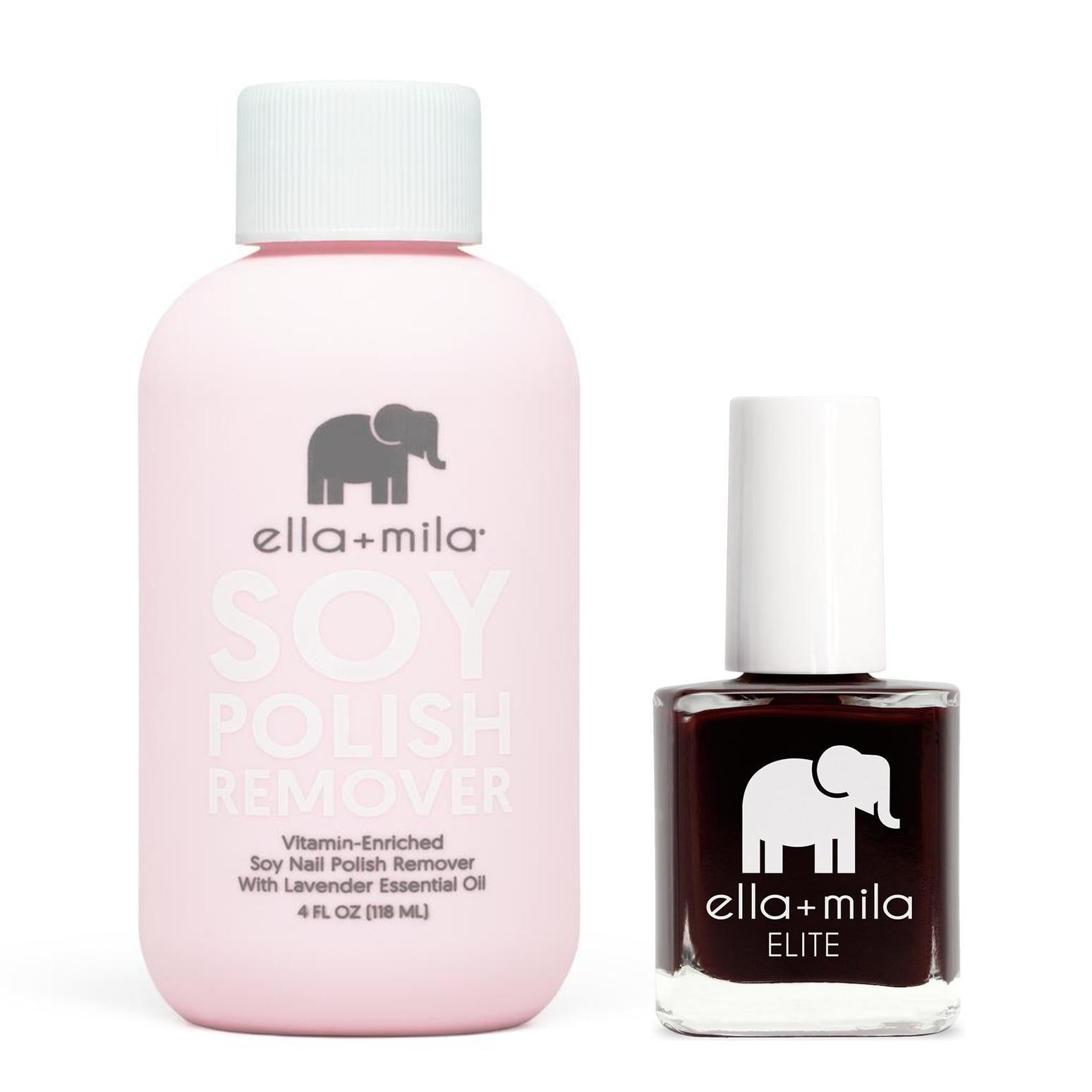 ella+mila - Soy Polish Remover & Holiday Fling - .45oz - Nail Lacquer at Beyond Polish