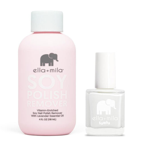 ella+mila - Soy Polish Remover & I Need A Tan - .45oz