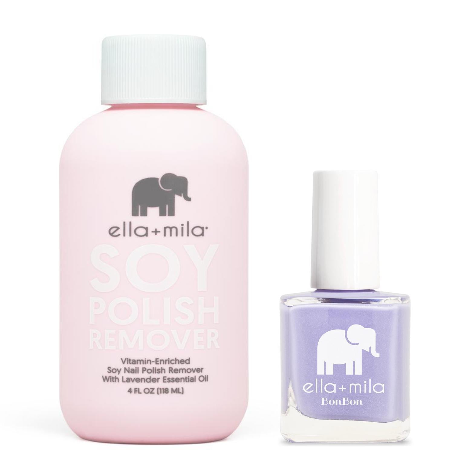 ella+mila - Soy Polish Remover & Late Night Tart - .45oz - Nail Lacquer at Beyond Polish
