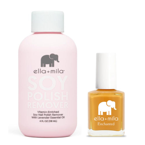 ella+mila - Soy Polish Remover & Lost City - .45oz