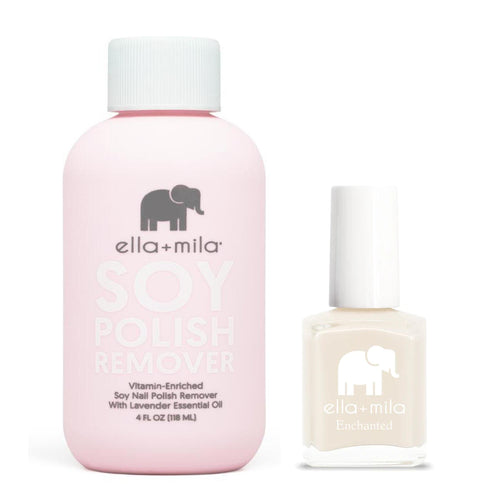 ella+mila - Soy Polish Remover & Secret Garden - .45oz