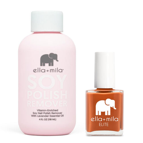 ella+mila - Soy Polish Remover & Sunset Escape - .45oz