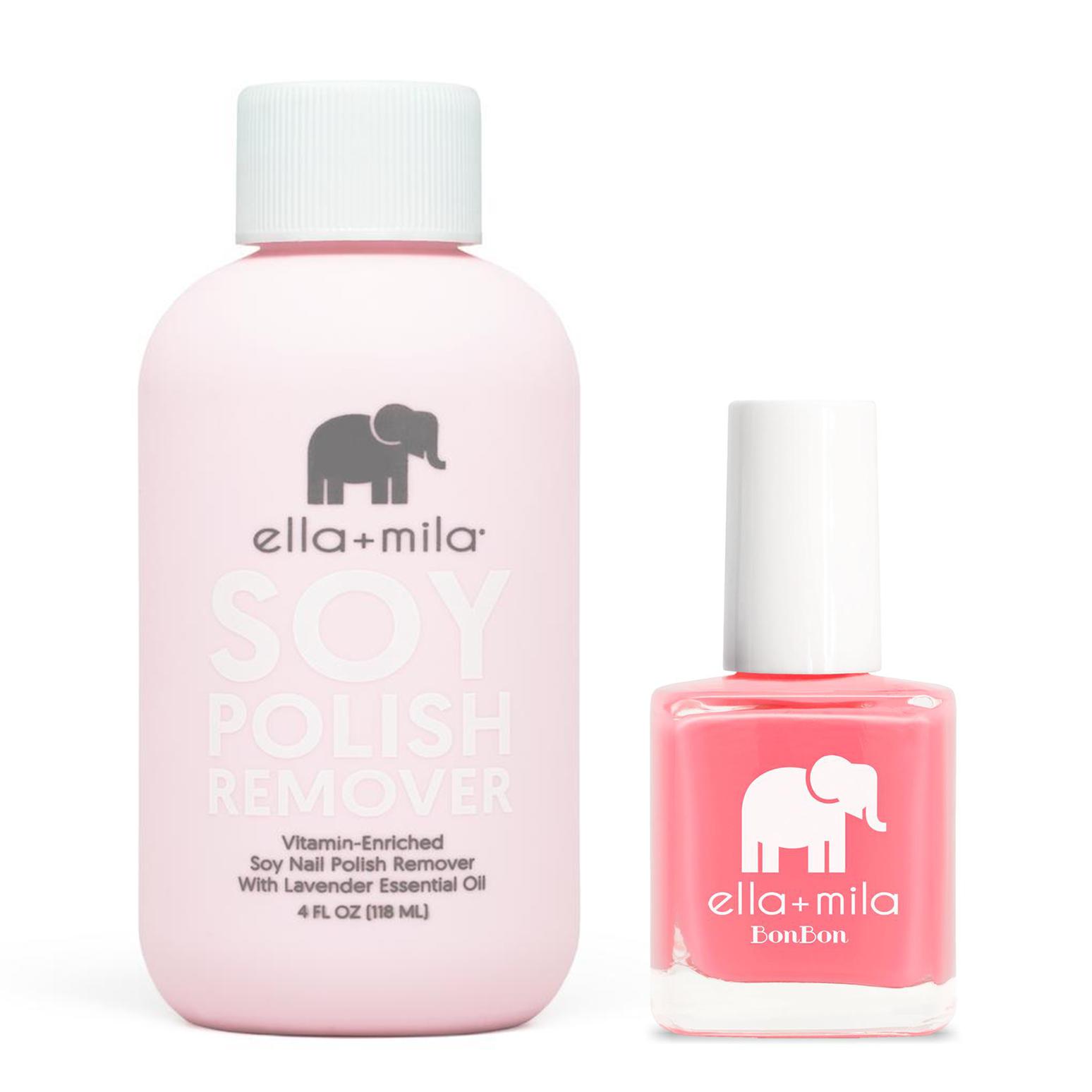 ella+mila - Soy Polish Remover & Sweet Tooth - .45oz - Nail Lacquer at Beyond Polish