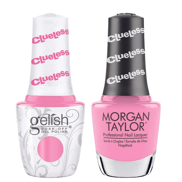 Gelish & Morgan Taylor Combo - Adorably Clueless - Gel & Lacquer Polish - Nail Polish at Beyond Polish