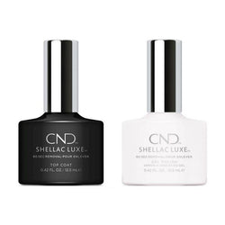 CND - Shellac Luxe - Top Coat & Cream Puff 0.42 oz - #108 - Top Coat & Gel at Beyond Polish