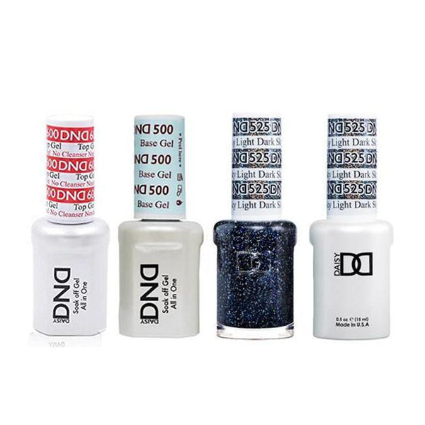 DND - #500#600 Base, Top, Gel & Lacquer Combo - Dark Sky Light - #525 - Gel & Lacquer Polish at Beyond Polish