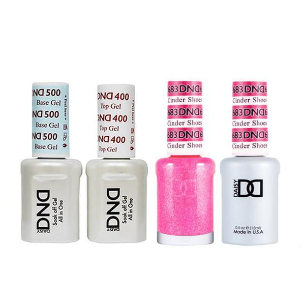 DND - Base, Top, Gel & Lacquer Combo - Cinder Shoes - #683 - Gel & Lacquer Polish - Nail Polish at Beyond Polish