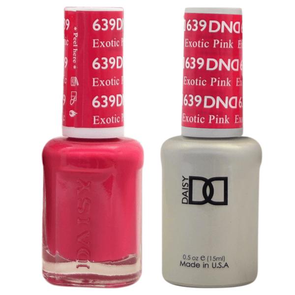 DND - Gel & Lacquer - Exotic Pink - #639 - Gel & Lacquer Polish at Beyond Polish
