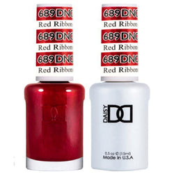 DND - Gel & Lacquer - Red Ribbons - #689 - Gel & Lacquer Polish at Beyond Polish