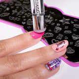 Maniology - Nail Tool - Dual-Ended Pencil Stamper & Clean-up Brush - Manicure & Pedicure Tools - Nail Polish at Beyond Polish