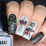 Maniology - Stamping Plate - CYO Design Contest 2019: Wave Your Palms #M095 - Nail Art at Beyond Polish