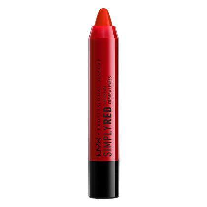 NYX Simply Red Lip Cream - Russian Roulette - #SR01 - Lips at Beyond Polish