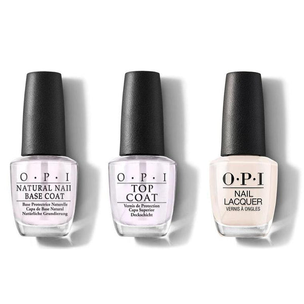 OPI - Nail Lacquer Combo - Base, Top & Be There in a Prosecco 0.5 oz - #NLV31 - Nail Lacquer - Nail Polish at Beyond Polish
