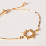 Sun Burst Bracelet in Gold - Bracelets - Nail Polish at Beyond Polish