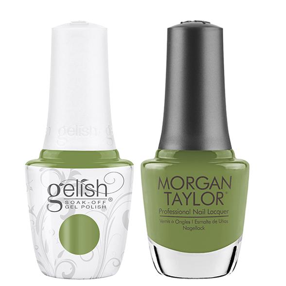 Gelish & Morgan Taylor Combo - Leaf It All Behind - Gel & Lacquer Polish - Nail Polish at Beyond Polish